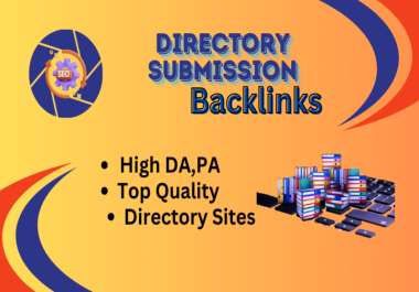 I will do follow directory submission SEO backlinks for website ranking