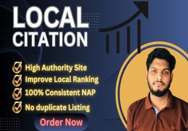 I will create a highly 100 optimized local listing to growth your business