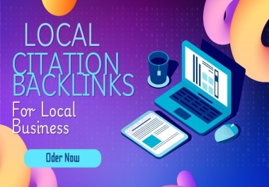 I will do 50 top local citation backlinks.