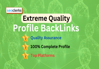 100 High Quality Profile BackLinks To Engage More Traffic