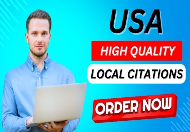 I will create 200 USA High-Quality Local Citations for better business ranking