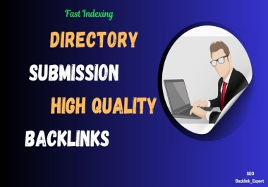 I will create top 100 directory submission SEO backlinks