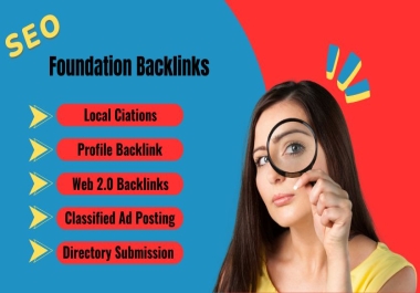 I will do 100 Foundation Backlinks