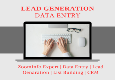 ZoomInfo, Lead Generation, Data Entry, HubSpot, CRM, Data Enrichment