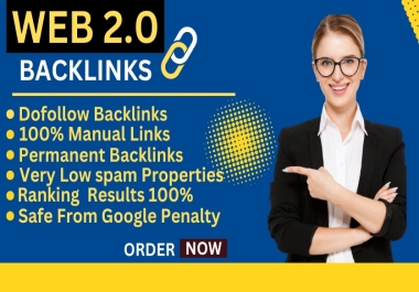  I will deliver high-quality web 2.0 backlinks for top search visibility.