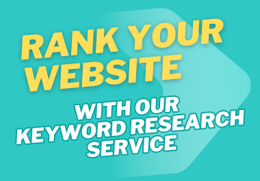 I will conduct in-depth Keyword Research to maximize your organic traffic