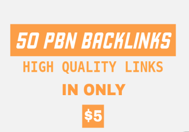 RANK YOUR SITE ON 1ST PAGE OF GOOGLE BY 50 HIGH QUALITY PBN'S