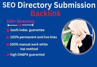 I will create 100 directory submission and local business listing