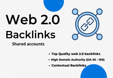 I will Create Web 2.0 Backlinks for your Website SEO Friendly