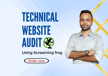 Comprehensive Technical SEO Website Audit report with Screaming Frog