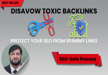 I will disavow 500 harmful backlinks to protect your SEO