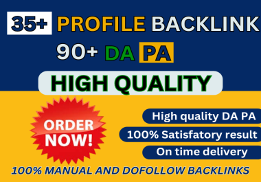 I will 35+ backlinks high authority dofollow high 90+ da quality