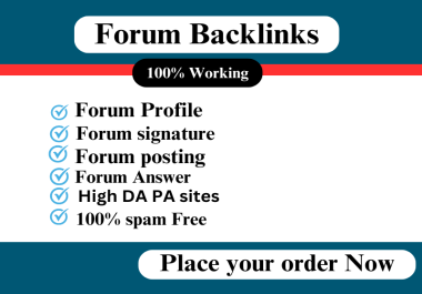 forum posting backlinks high quality da 90 plus