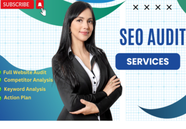 I will do comprehensive SEO audit report for your website