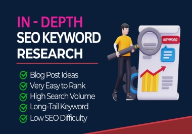 I will do best SEO keyword Research for Google top ranking