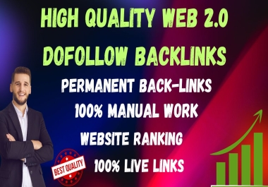 Buy 1 get 1 High Quality 40+ WEB 2.0 high DA do follow SEO Backlinks