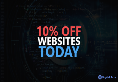 Website Creation - 10% OFF For New Customers