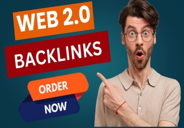 100 web 2.0 Backlinks High Authority Permanent Contextual White Hat SEO Link Building