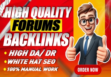 Boost Your Website Traffic With High Quality SEO Forum Backlinks