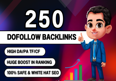 i will do high quality dofollow and manual SEO backlinks services