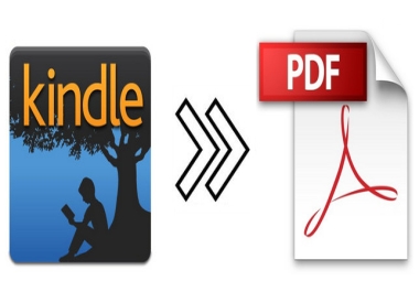 I Will Convert Kindle Book to PDF or Word and remove DRM and also Convert PDF/Word to Kindle Format