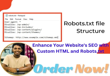 Enhance Your Website's SEO with Custom HTML and Robots. txt