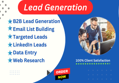 I Will ProvideTargeted B2B Lead Generation for Any Industry