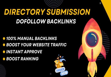 Boost Ranking 125 Dofollow Directory submission SEO backlinks