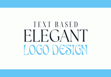 Elegant Logo Design with Countless Classy Fonts and Color