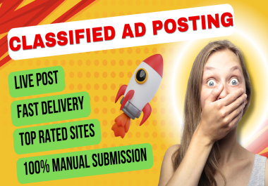 100 classified ads post in top classified ad posting sites worldwide