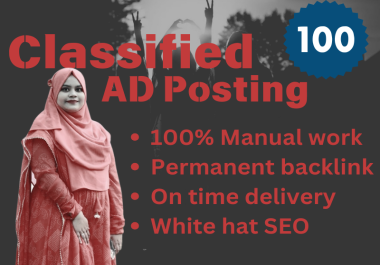 Ad posting 100 premium seo backlink to earn organic traffic