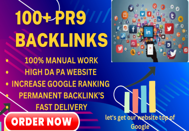 I will produce 100+ Premium PR9 Creation With Top Websites Worldwide