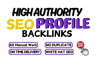 Boost Rankings 70+ High-Quality Profile Backlinks for Your Website