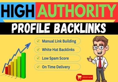 75 High Quality Profile Backlinks for SEO