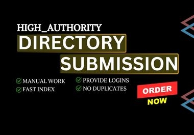 Manually Submit 150 High-Authority Directories for SEO Backlinks