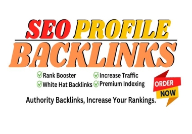 Manually Created 70 High-Quality Profile Backlinks for SEO Rankings.