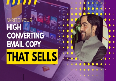 I will write your Email copy that will generate leads like crazy