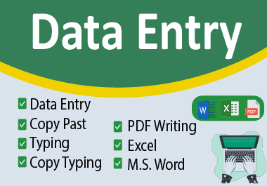 I will copy accurately to M.S. word Accurate Efficient Data Entry Services