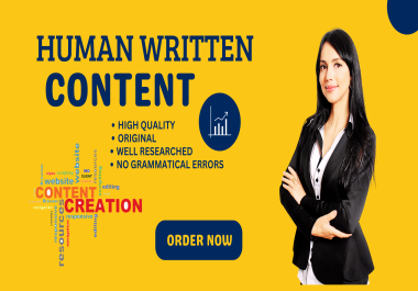 You will get a unique 1000-word High-Quality SEO friendly article,  blog,  SEO web content in 24hours