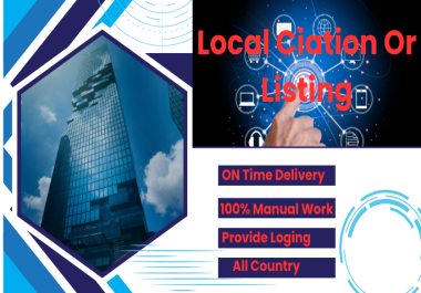 I will build high-quality 100 local citations for your business