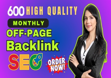 Professional Monthly 400 OFF-PAGE SEO Backlinks Service to Skyrocket your Website Ranking.