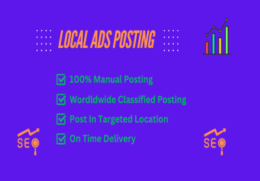 I will handle targeted local ads posting to grow your business