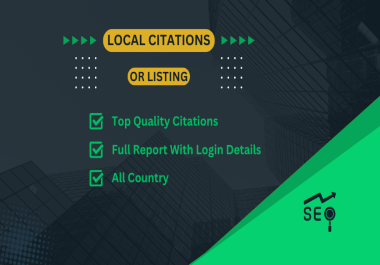 Boost Your Local Business Visibility with High-Quality Local Citations for SEO