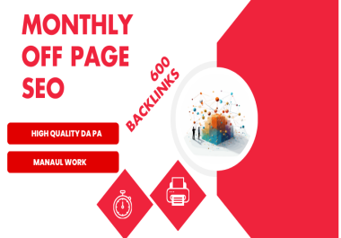 Monthly Off-Page SEO Service – Boost Authority, Increase Traffic, & Rank Higher