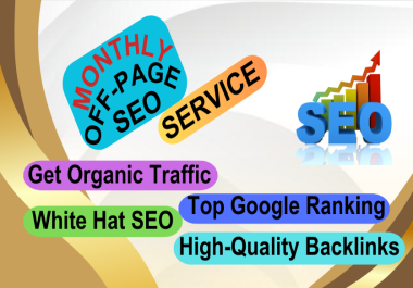 Monthly Off Page SEO Service for The Best Visibility of Your Website