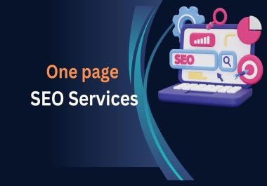 Professional SEO Services One Page SEO,  Shopify SEO,  WordPress SEO,  and On-Page Optimization