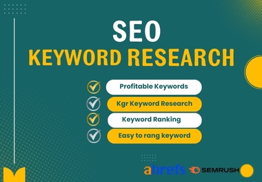 I will provided the best SEO keywords research for your website.