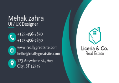 Business card designer professional