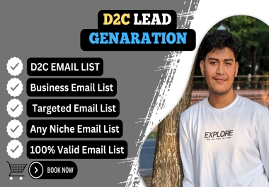 I will provide targeted D2B lead generation for any industry and email list building