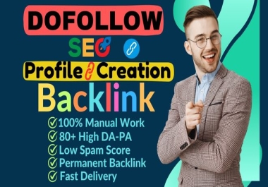 High Quality Manual 120 Profile Creation Backlinks for SEO Rankings